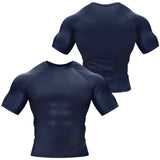 Premium Navy Compression Shirt XMARTIAL