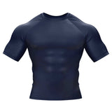 Premium Navy Compression Shirt XMARTIAL