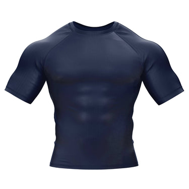 Premium Navy Compression Shirt XMARTIAL