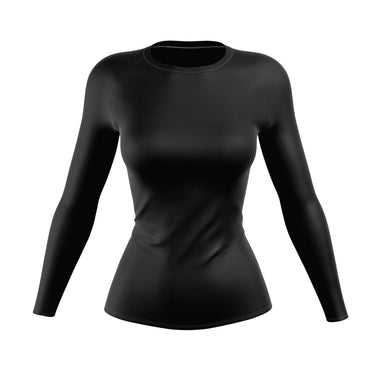 Premium Women's Long Sleeve Black Compression Shirt XMARTIAL