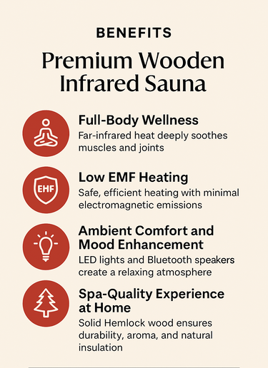 Premium Wooden Infrared Sauna XMARTIAL