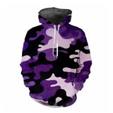 Purple Recon Gear Camo Hoodie XMARTIAL