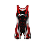 Racing Stripes Wrestling Singlet XMARTIAL