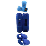 Red Pro Series Muay Thai Gloves and Shin Guards XMARTIAL
