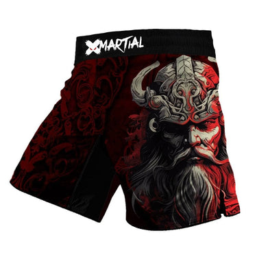 Red Viking 2.0 Hybrid BJJ Shorts XMARTIAL