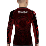 Red Viking Kids BJJ Rash Guard XMARTIAL
