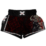 Red Viking Muay Thai Shorts XMARTIAL