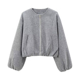 Retro Women's Soft Bomber Jacket XMARTIAL