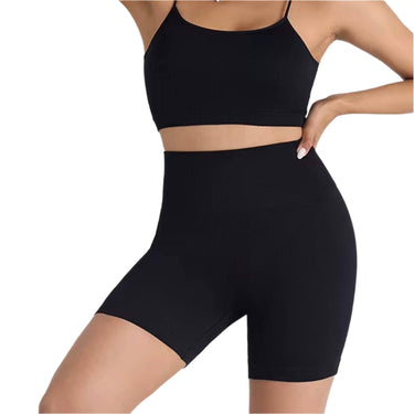 Ribbed Seamless Women's High Waist Booty Shorts XMARTIAL
