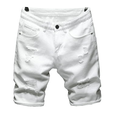 Ripped Denim Shorts XMARTIAL