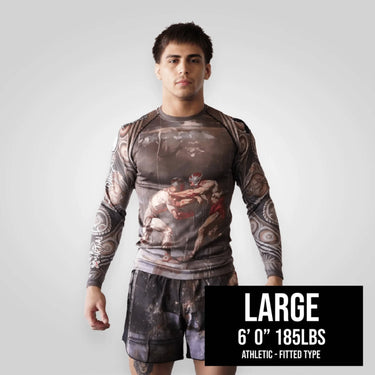 Roman Gladiatorial BJJ Rash Guard XMARTIAL