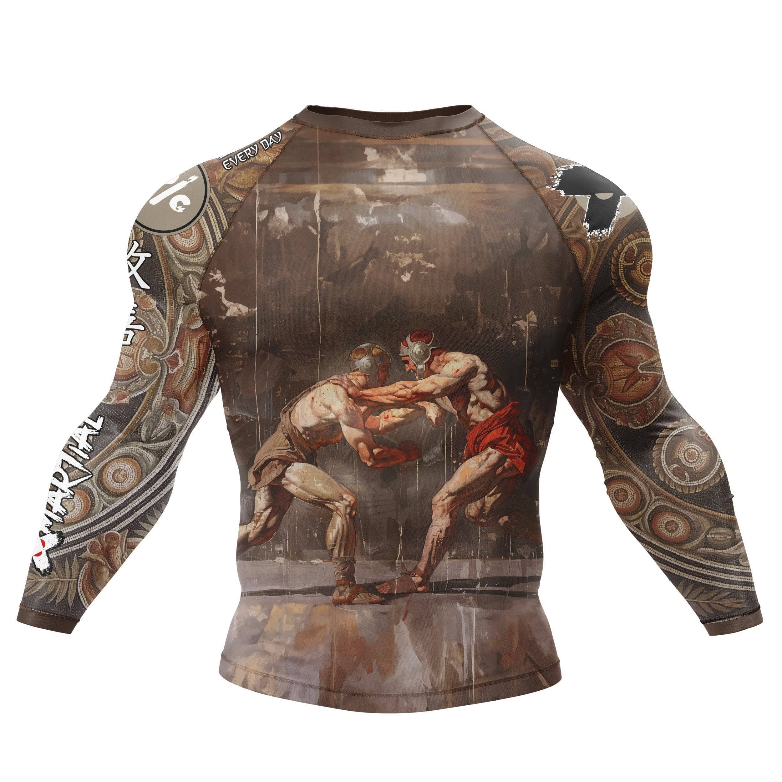 Roman gladiatorial BJJ Rash Guard - XMARTIAL