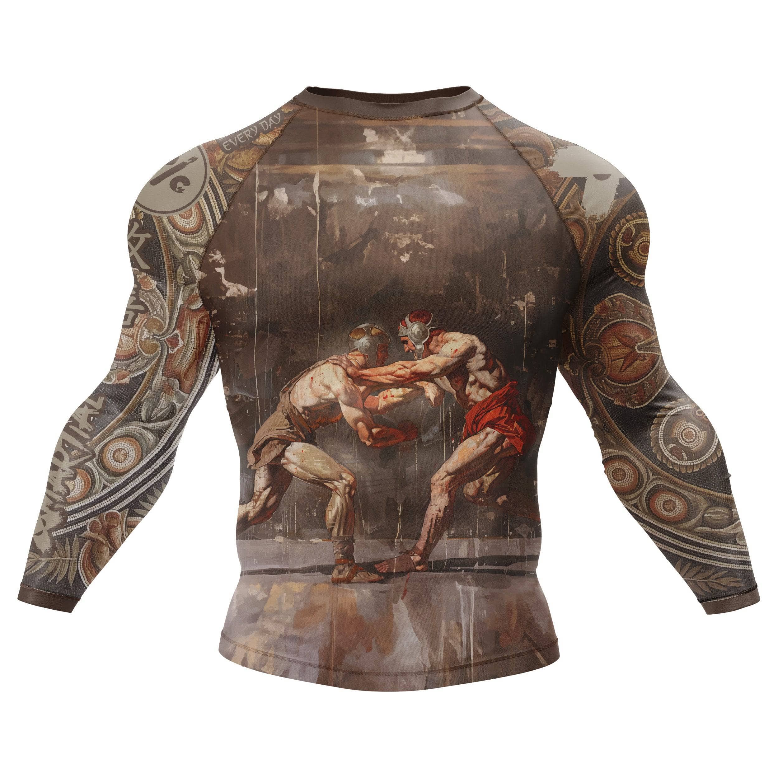 Roman Gladiatorial BJJ Rash Guard - XMARTIAL
