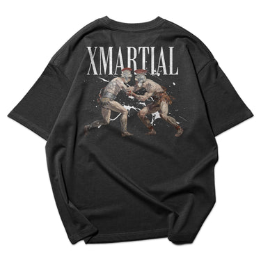 Roman Gladiatorial Oversized Faded T-Shirt XMARTIAL