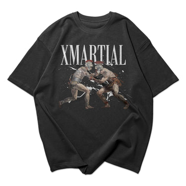Roman Gladiatorial Oversized Faded T-Shirt XMARTIAL