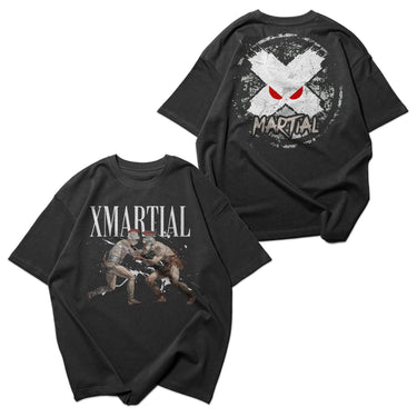 Roman Gladiatorial Oversized Faded T-Shirt XMARTIAL
