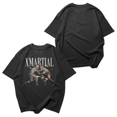 Roman Gladiatorial Oversized Faded T-Shirt XMARTIAL