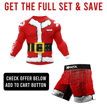 Santa Claus 2.0 Hybrid BJJ Shorts XMARTIAL