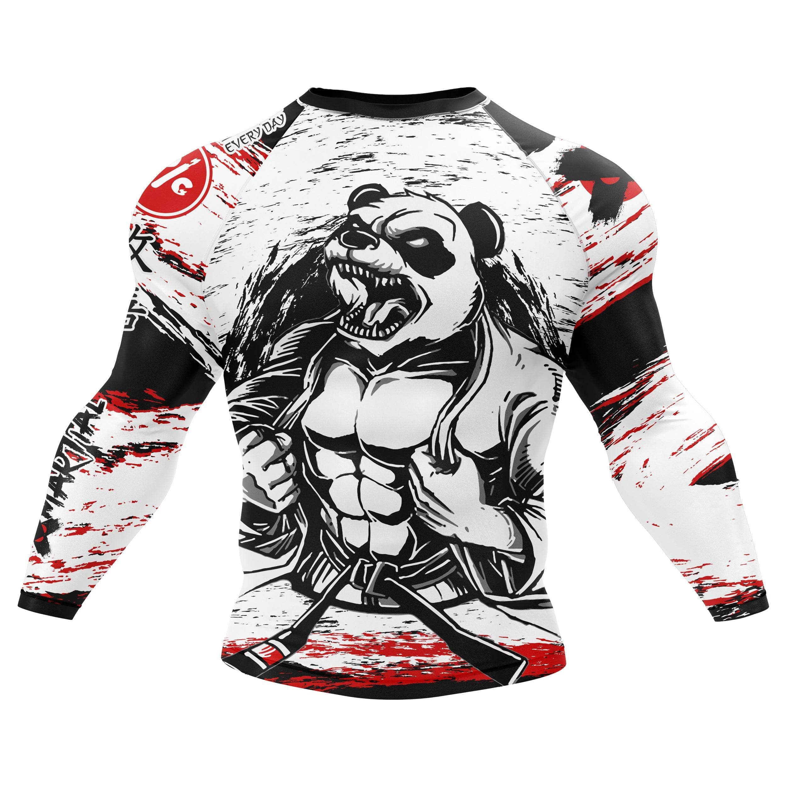 Shredded Panda BJJ Rash Guard - XMARTIAL
