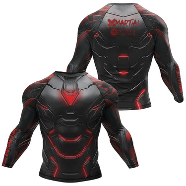Steel Iron Hero BJJ Rash Guard XMARTIAL