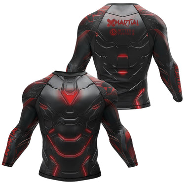 Steel Iron Hero BJJ Rash Guard XMARTIAL