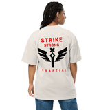 Strike Strong Oversized Faded T-Shirt XMARTIAL
