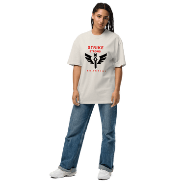 Strike Strong Oversized Faded T-Shirt XMARTIAL