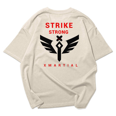 Strike Strong Oversized Faded T-Shirt XMARTIAL
