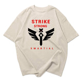Strike Strong Oversized Faded T-Shirt XMARTIAL