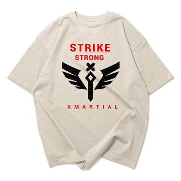 Strike Strong Oversized Faded T-Shirt XMARTIAL