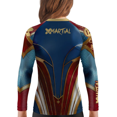 Super Strength Hero Kids BJJ Rash Guard XMARTIAL