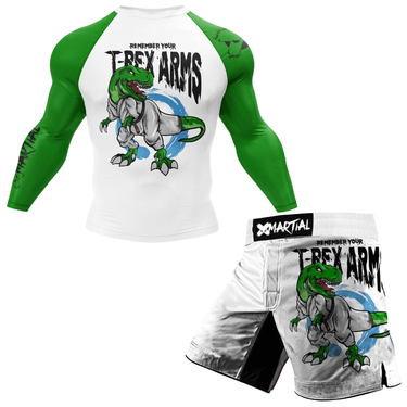 T-Rex Arms 2.0 Hybrid BJJ Shorts XMARTIAL