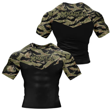 Tiger Camo Rash Guard XMARTIAL