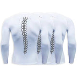 Toxic Crawler Long Sleeve White Compression Shirt XMARTIAL