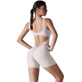 V-Back Scrunch Women's Rompers Jumpsuit XMARTIAL