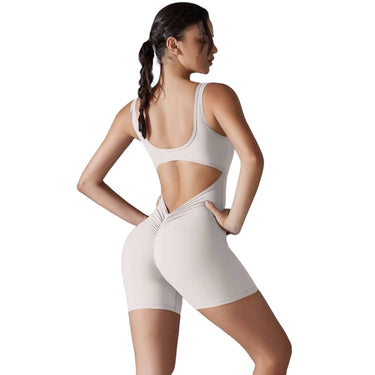V-Back Scrunch Women's Rompers Jumpsuit XMARTIAL