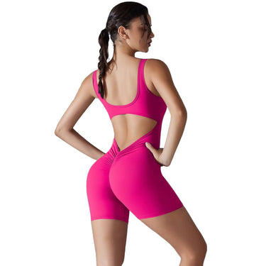 V-Back Scrunch Women's Rompers Jumpsuit XMARTIAL