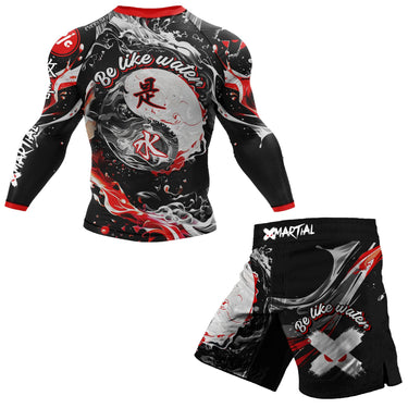Water Yin Yang BJJ Rash Guard XMARTIAL