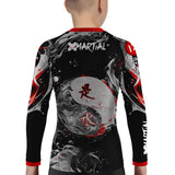 Water Yin Yang Kids BJJ Rash Guard XMARTIAL