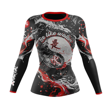 Water Yin Yang Women's BJJ Rash Guard XMARTIAL