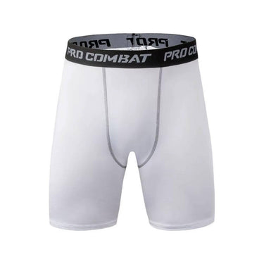 White Pro Combat Spats Shorts XMARTIAL