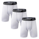 White Pro Combat Spats Shorts XMARTIAL