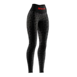 Women’s BJJ Spats Black Leopard X-Tech 25 Series XMARTIAL