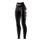 Women’s BJJ Spats Black Leopard X-Tech 25 Series XMARTIAL