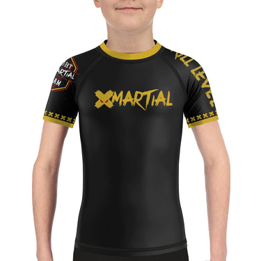 XMartial Kill Level Fight Kit Kids Rash Guard XMARTIAL