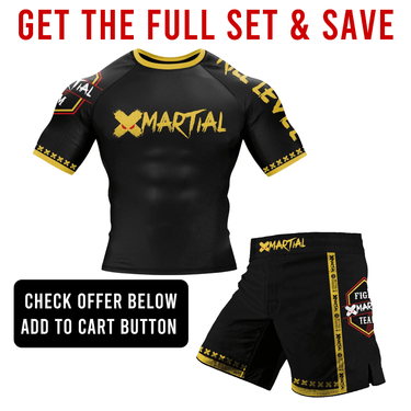 XMartial Kill Level Fight Team 2.0 Hybrid BJJ Shorts XMARTIAL