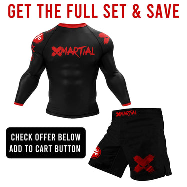 XMartial Minimalist BJJ Rash Guard XMARTIAL