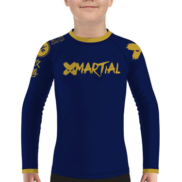 XMartial Minimalist Kids BJJ Rash Guard XMARTIAL
