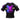 XMartial Purple Gradient Kill Level Fight Team BJJ Rash Guard XMARTIAL