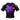 XMartial Purple Gradient Kill Level Fight Team BJJ Rash Guard XMARTIAL